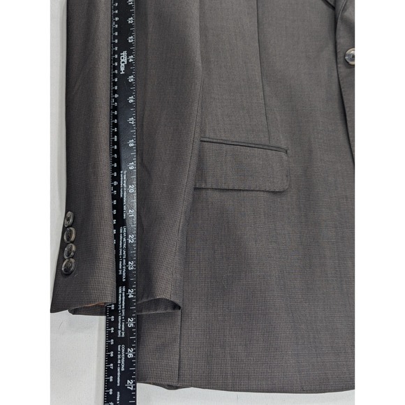 Jos. A. Bank Blazer Sport Coat Suit Jacket 100% Wool Slim Fit 39R 40" Chest EUC - Picture 13 of 14